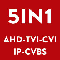 IP, AHD, HD-CVI, HD-TVI, CVBS